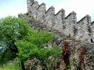Section of the thick and strongly-built curtain walls (after restoration).
