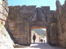The Lion Gate at Mycenae in Greece