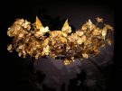 A golden myrtle wreath from a grave at ancient Pydna in Central Macedonia (Greece). About 330 BC, now in the Archaeological Museum of Thessaloniki. (Image by Flickr user tilo 2005.)