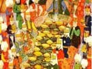 Depiction of an banquet in a 16th century Ottoman chronicle.
