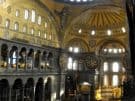 Still splendid nearly 1,500 years after its construction in AD 537, and over 400 since Wrag's visit: interior of the Hagia Sophia.