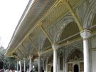 A splendid portico in Topkapi Palace.
