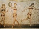 The Bikini Mosaic from the Casale villa in Sicily