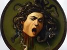 Caravaggio’s gruesome Medusa, from about 1597, now on display in the Uffizi Galleries at Florence.
