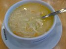 Simple, very comforting and basically unchanged : a Turkish chicken soup. (Image: E4000, Wikimedia).