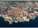 aerial photo of the old town of Dubrovnik