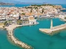 View of the Venetian Harbour and Fortezza, Rethymno, Crete
