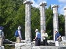 The Temple of Athena at Priene in Turkey