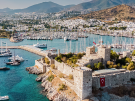 Aerial view of the Castle of St Peter Bodrum
