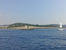 A view from the sea of Cape Ploča, near Šibenik in Croatia known to Greeks and Romans as Diomedes’ Cape and where traces of Diomedes’ cult were discovered .