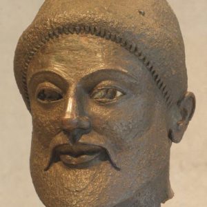 Bronze head of an Athenian general, 5th century BC. 