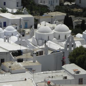 The Chora may be described as the island's capital village, but in reality its character ισ urban, that of a town. It had different neighbourhoods and countless churches. 
